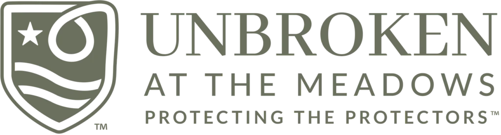 Unbroken at the Meadows. Protecting the Protectors™ logo